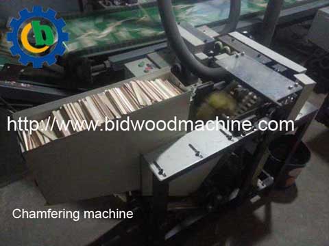 Ice Cream Sticks Chamfering Machine