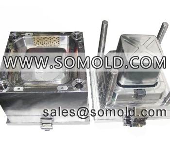 Injection Molding Plastic Square Pail Mould