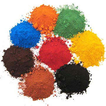 Iron Oxide Red Yellow Black Green Construction Strength Coating