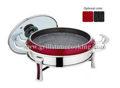 Korean Style Stone Hot Pot With Metal Frame