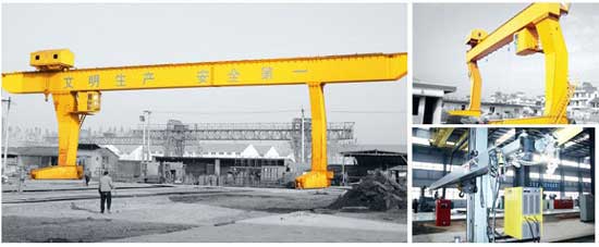 L Type Gantry Crane Is Single