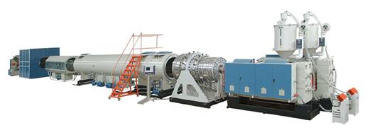 Large Diameter Hdpe Water Supply And Gas Pipe Extrusion Line