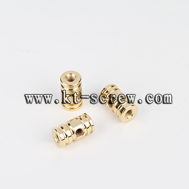 Lathe Nut Of Cross Drilled Hole