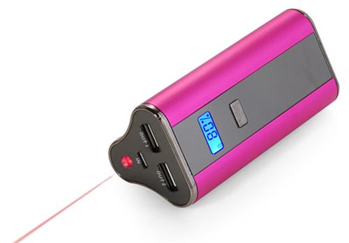 Lcd Display Led Red Laser Ligth Power Bank