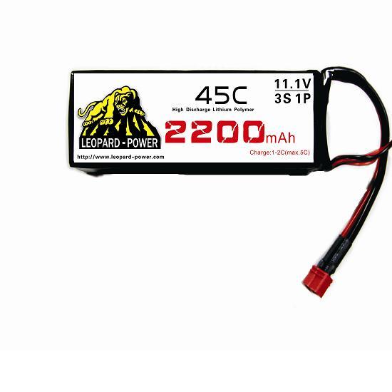 Leapard Power Lipo Battery For Rc Models 2200mah 3s 45c