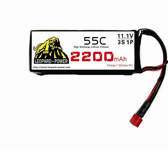 Leapard Power Lipo Battery For Rc Models 2200mah 3s 55c