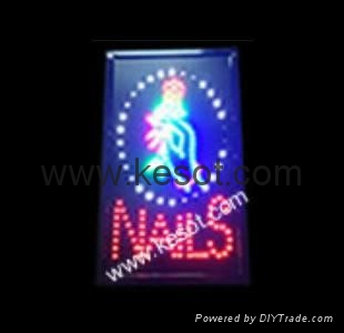 Led Sign Display For Nail Salon Shop Ks Pls002