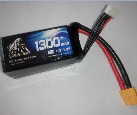 Leopard Power Rc Battery For Fpv Models 1300mah 60c 4s