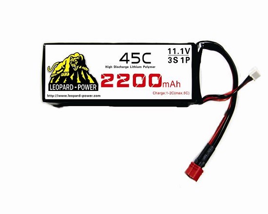 Leopard Power Rc Lipo Battery For Models 2200mah 3s 45c