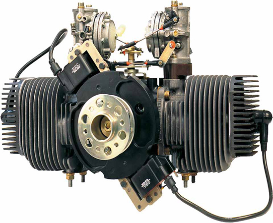 Limbach L275e Two Cylinder Stroke Boxer Engine Air Cooling Single Magneto Ignition 2 Carburettors Mi