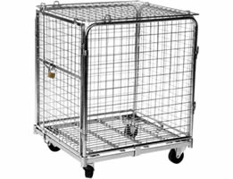 Lockable Wire Containers Ensure The Security Of Goods