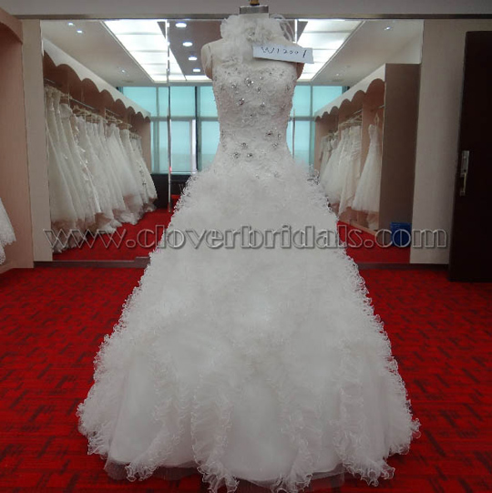 Make To Measure High Grade Excellent Handwork Wedding Dress With Imported Fabrics