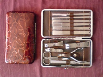 Manicure Set Tiger Grain