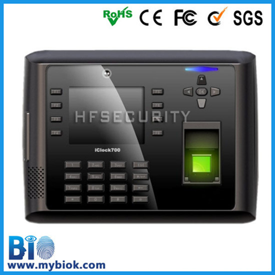 Manufacturer Fingerprint Terminal Time Attendant Machine Hf Iclock700