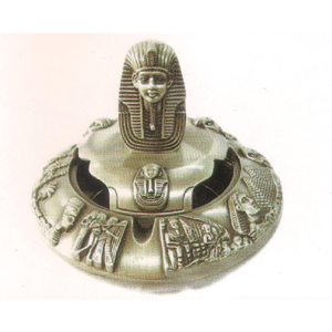 Metal Ashtray Human Head Shape