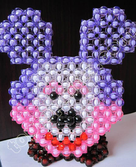 Mickey Acrylic Beaded Penholder