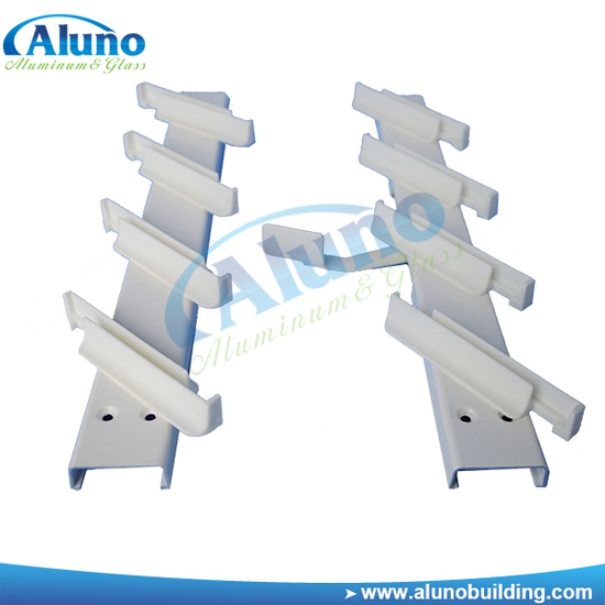 Milk White Aluminum Louvre Blade Frame