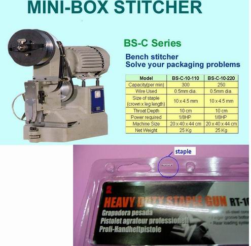 Mini Box Stitcher Electric Stapler