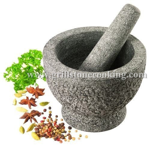 Mini Decorative Granite Kitchen Mixer Mortar With Pestle