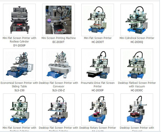 Mini Screen Printer Desktop Printing Machine