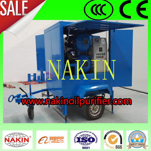 Mobile Vacuum Insulating Oil Purifier With Trailer