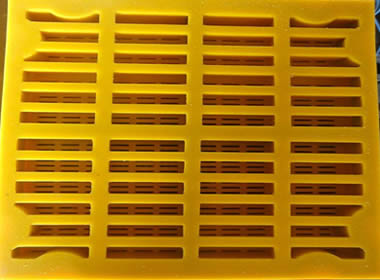 Modular Urethane Screen Mesh Steel Frame Embedded