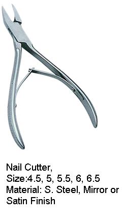 Nail Cutter Made Of Forged Stainless Steel Effortless Cutting Fine Quality Edges
