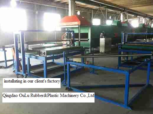 Nbr Pvc Sponge Rubber Production Line