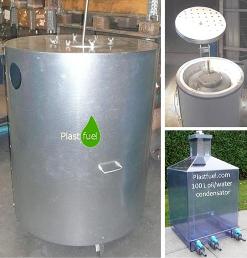 New 120 Liters Semi Continuous Scalable Plastic To Fuel Pyrolysis Plant Usd999