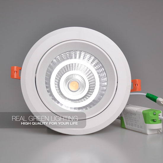 New Design Led Ceiling Down Light 15w Cob Epistar Chip Smd5730 Tv Wall 3000k 6500k 100v 265v