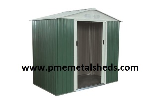 New Garden Sheds Apex Metal 6 X 8 Ft Pmemetalsheds For Sale