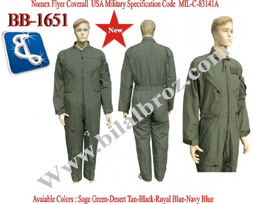 Nomex Flyer Suit Coveralls