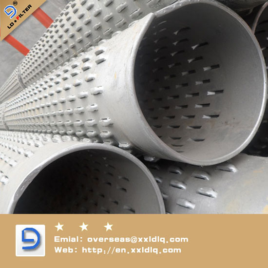 Oil Sand Control Screen Erw Bridge Slotted Steel Pipe