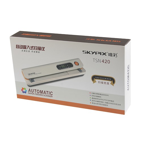 Original Skypix Tsn420 Auto Feeding A4 Portable Scanner