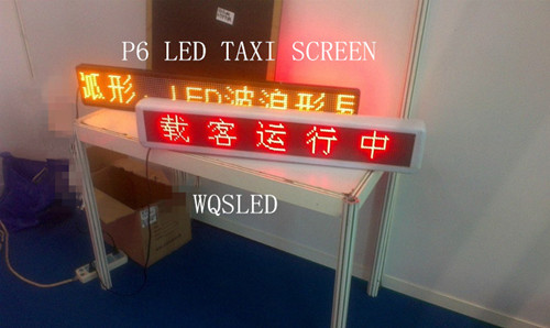 P6 Waterproof Taxi Top Led Screen