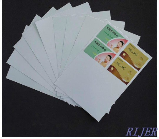 Pet Laser Sheet Double Side A4 A3 For Laminating Card White