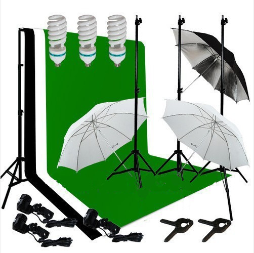 Photography Studio Lighting Kit With Background Stand