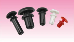 Plastic Nylon Snap Rivet Black And White