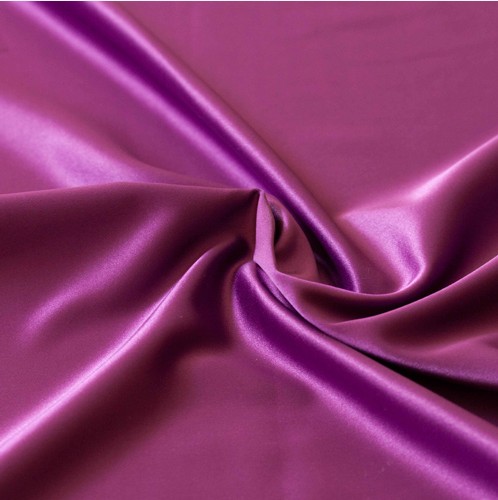 Polyester And Spandex Matte Stretch Satin