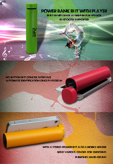 Powerbank For Speaker And Holder Function