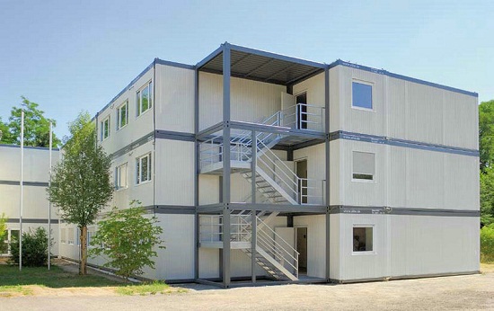 Pre Fabricated House Modular Stacked Dormitory Bathroom