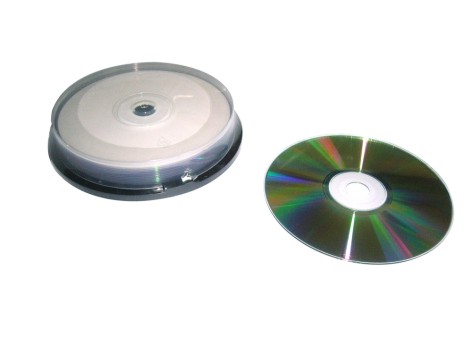 Printable Blank Cd R Up To 52x 80min Silver Shiny With Green Color