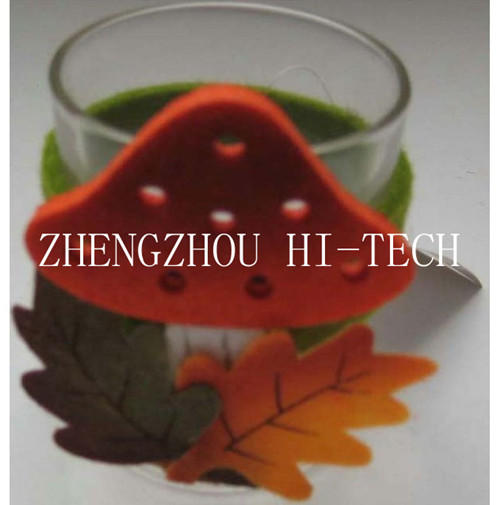 Promotion Gift Mushroom Design Felt Glass Holder