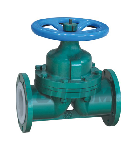 Ptfe Lined Diaphragm Valve