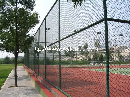 Pvc Coated Chain Link Stadium Fence