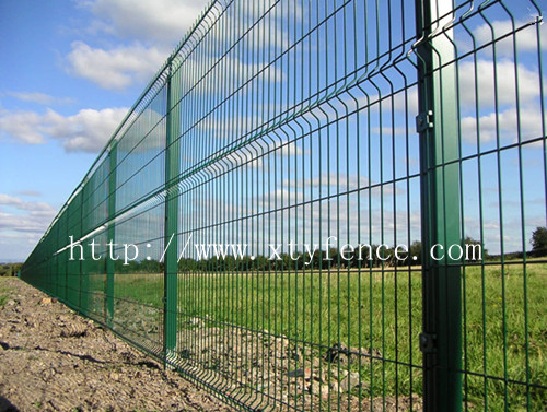 Pvc Coated Curvy Welded Fence