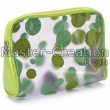 Pvc Cosmetic Bag Clear Printed Gift Vinyl Makeup Zipper Logo Custom