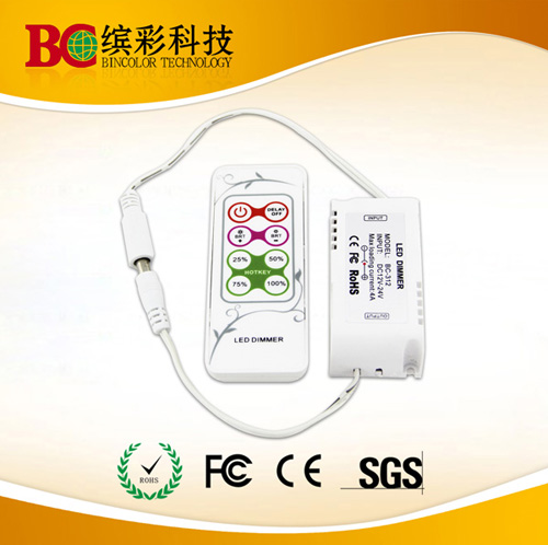 Rf Remote 0 100 Brightness Mini Size Led Dimmer