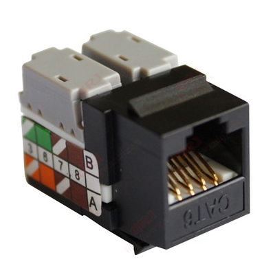 Rj45 Utp 90 Degree Keystone Jack