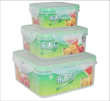 Round Food Plastic Box